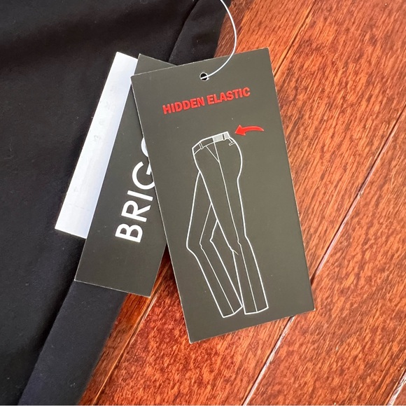 ❗️NWT Briggs Comfort Waistband Straight Leg Pants - S - Picture 4 of 11